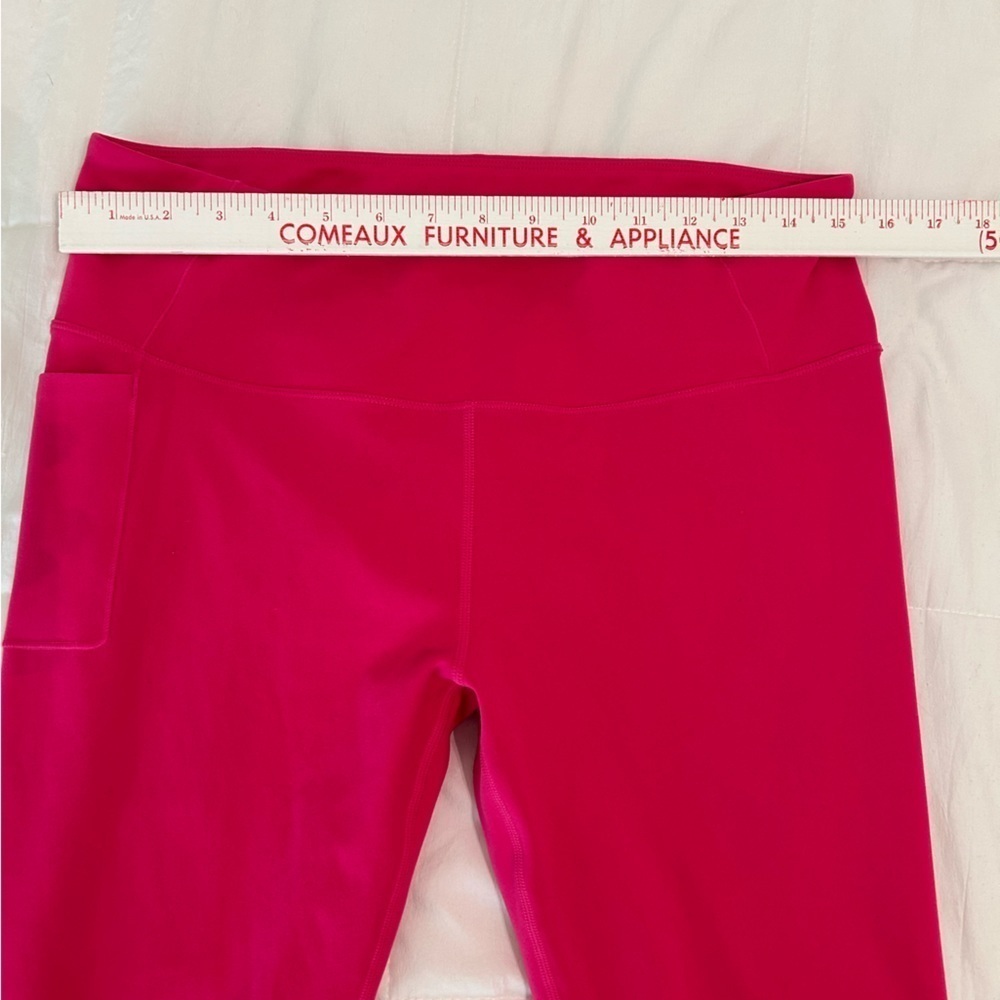 tasc Sculptive 7/8 Pocket Legging‎ Pink Size XL EUC - Picture 10 of 16